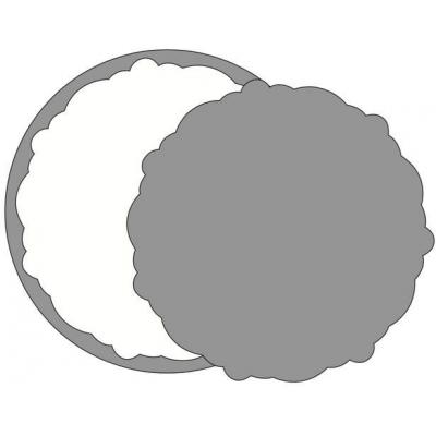 Asuka Studio Memory Place Chipboards - Small Circle